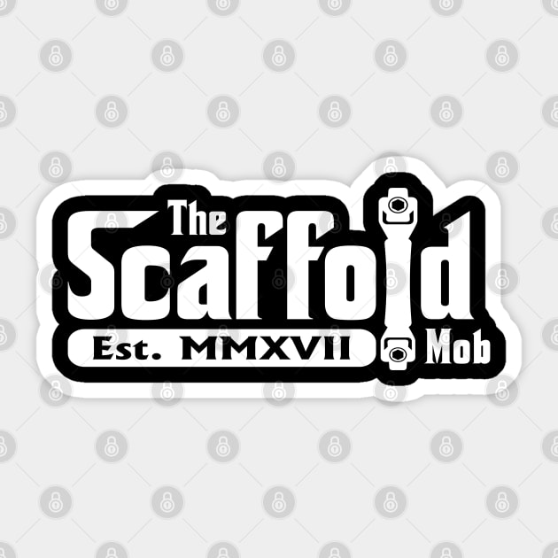 Scaffold Mob Sticker by Scaffoldmob